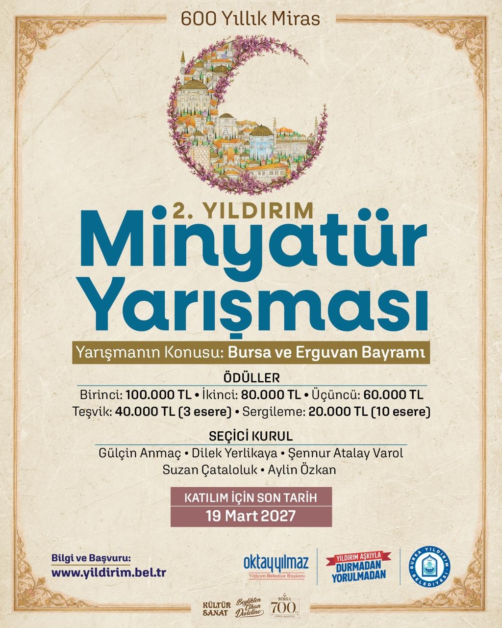 Erguvan bayramı minyatür sanatıyla geleceğe taşınacak