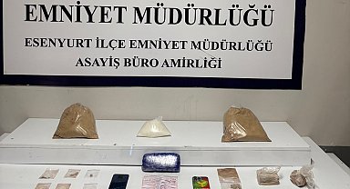 Esenyurt'ta 'zula' evine operasyon: 7 kilo 470 gram uyuşturucu ele geçirildi