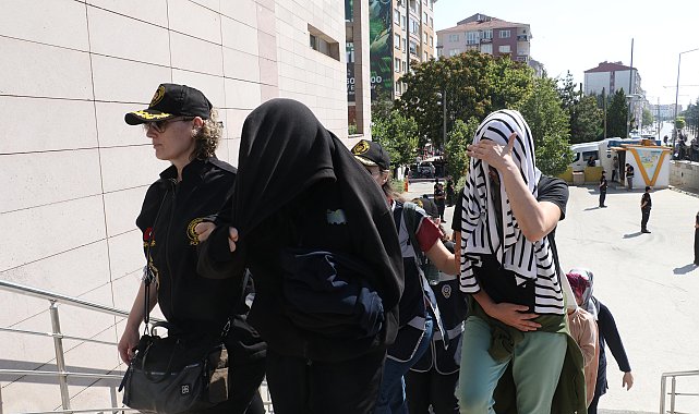 Eskişehir merkezli 19 ilde modem dolandırıcılığı operasyonunu şüphelileri adliyede