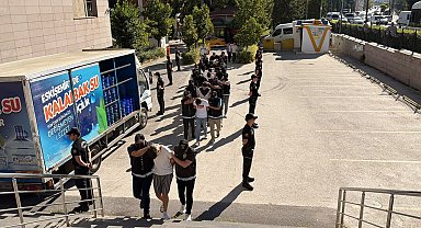 Eskişehir'de uyuşturucu operasyonu; 9 şüpheli adliyede