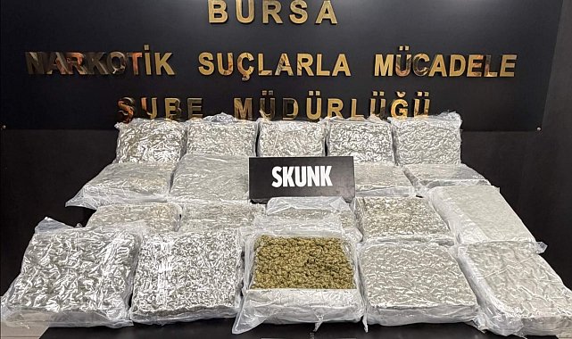 Evinde ve aracında 45 kilo esrarla yakalanan şüpheli tutuklandı