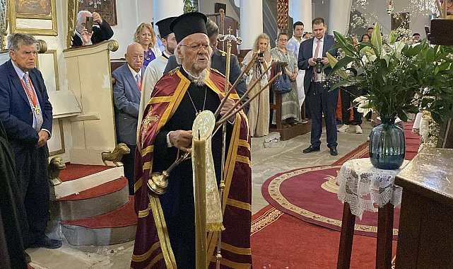 Fener Rum Patriği Bartholomeos, Çanakkale'de ayine katıldı