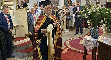 Fener Rum Patriği Bartholomeos, Çanakkale'de ayine katıldı