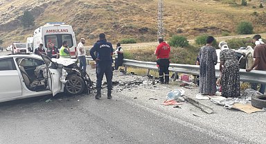 Fındık işçilerini taşıyan minibüs ile otomobil çarpıştı: 6'sı çocuk 11 yaralı