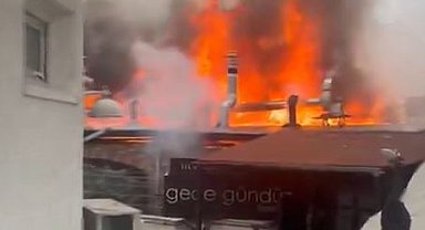 Gaziantep'te restoranda yangın