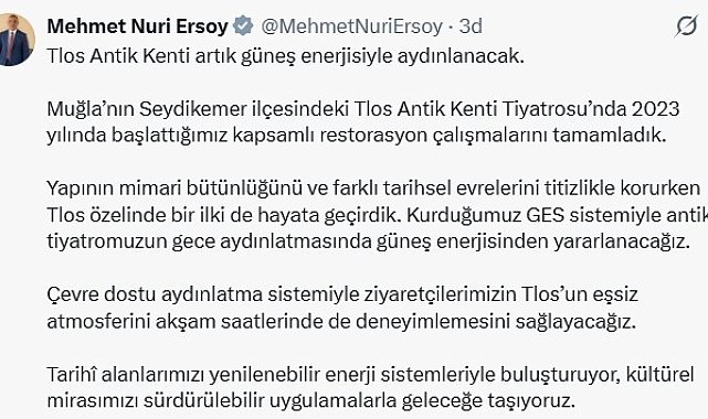 Gece müzeciliği artık kendi enerjisini üretecek