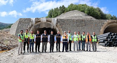 Geminbeli Tüneli kış öncesi hizmete girecek