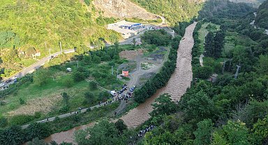 Giresun'da derede akıntıya kapılan 2 kızının ardından annenin de cansız bedeni bulundu