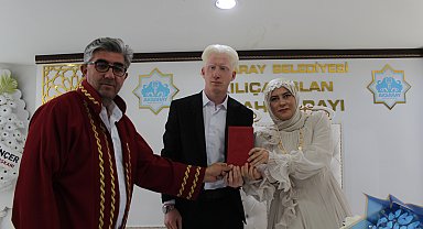 Golbol oynarken tanışan görme engelli çiftin arkadaşlıkları, evlilikle taçlandı
