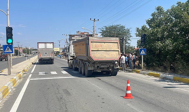 Hafriyat kamyonunun çarptığı yaya, tedavi gördüğü hastanede öldü
