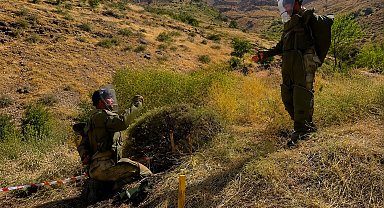 Hakkari'deki temizlik çalışmalarında, 46 bin 490 mayın tespit edildi