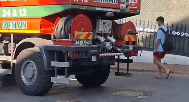 Heybeliada'da Deniz Harp Okulu'nun çatısında yangın -1