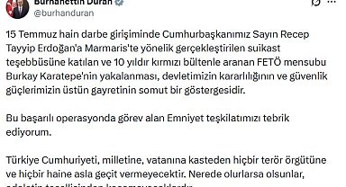 İletişim Başkanı Duran: Türkiye Cumhuriyeti, hiçbir haine geçit vermeyecektir