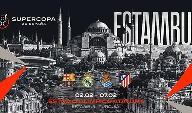 İspanya Süper Kupası İstanbul'da oynanacak