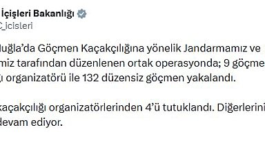 İzmir ve Muğla'da göçmen kaçakçılığı operasyonu; 4 tutuklama