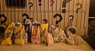 İzmir'de 'Dünya Köpek Günü'nde patili dostlar için 600 kilo mama toplandı