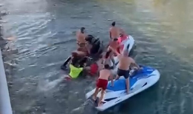 Jetski, köprünün ayağına çarptı: 1ölü, 1 yaralı