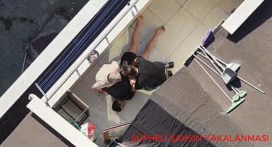 Kağıthane'de 2 milyon liralık altınla kaybolan kuryeye dronlu operasyon; çatıda yakalandı