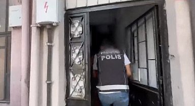 Kağıthane'de iş yerine operasyonda 104 kilogram uyuşturucu ele geçirildi