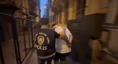 Karaköy'de markete silahlı saldırı yapan şüpheli 70 kamera görüntüsü incelenerek yakalandı