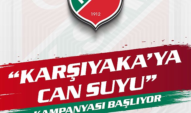 Karşıyaka'ya can suyu kampanyası