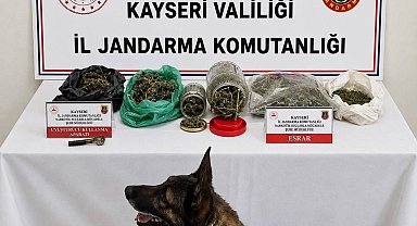Kayseri'de 1,2 kilo esrar ele geçirildi; 1 gözaltı