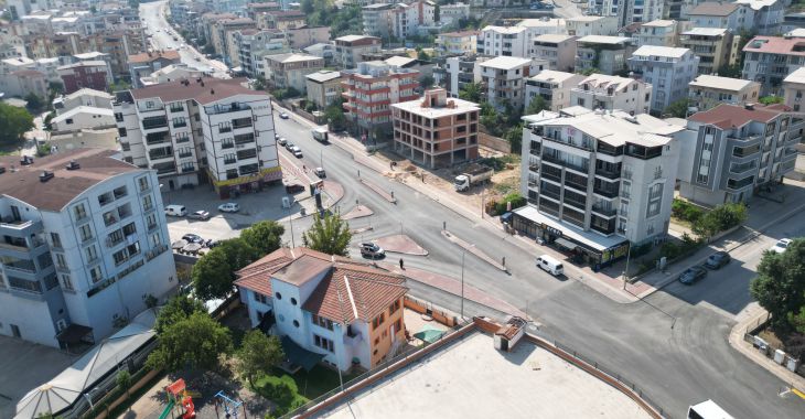 Kestel'de Eğitim Caddesi baştan sona yenilendi