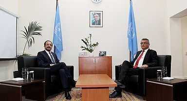KKTC Cumhurbaşkanı Erhürman, GKRY lideri Hristodulidis ile ara bölgede görüştü