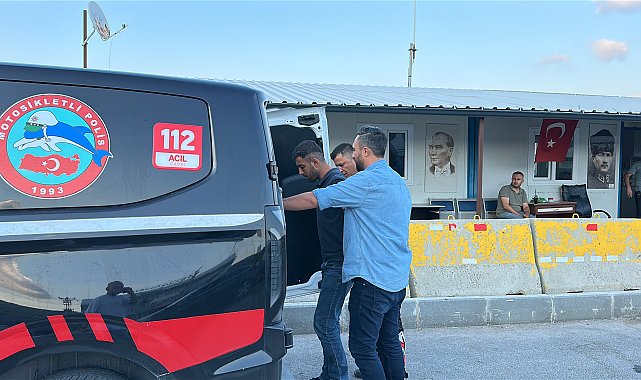 Kundaklama şüphelisi korsan taksiyle kaçarken yakalandı