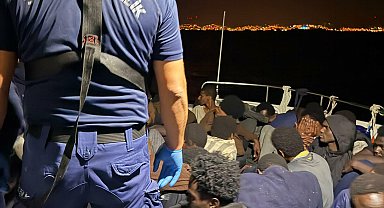 Kuşadası açıklarında 29 kaçak göçmen yakalandı