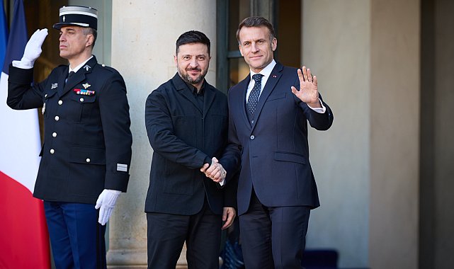 Macron ve Zelenskiy'den hava savunması ve ortak füze üretimi görüşmesi