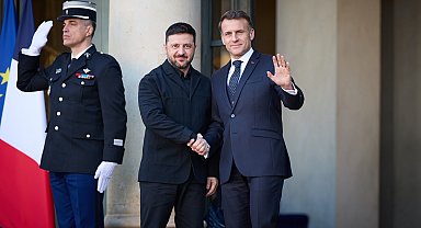 Macron ve Zelenskiy'den hava savunması ve ortak füze üretimi görüşmesi