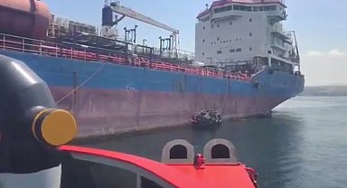 Makine arızası yapan tanker, Yalova Demirleme Sahası'na alındı
