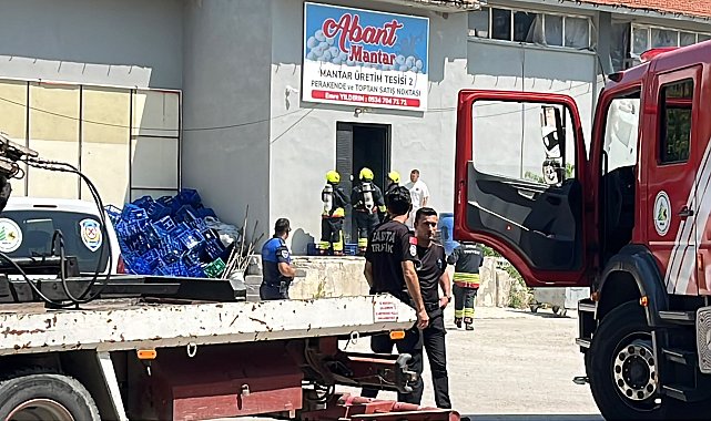Mantar tesisindeki ilaçlamadan kaynaklı dumanı görüp, yangın ihbarında bulundular