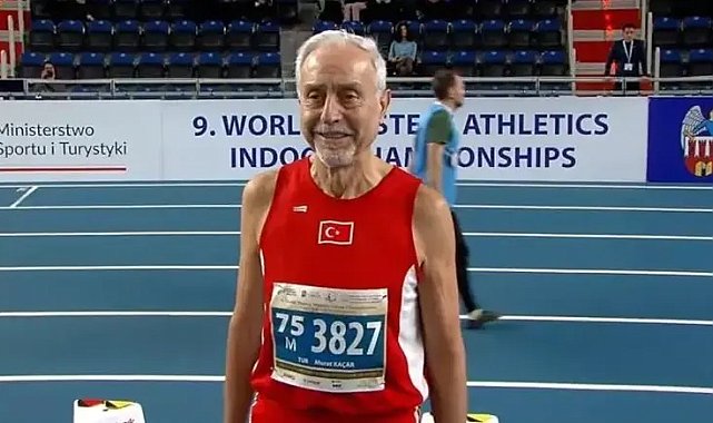 Master atlet, 80 yaşına da rekorla girdi