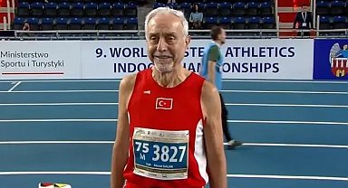 Master atlet, 80 yaşına da rekorla girdi