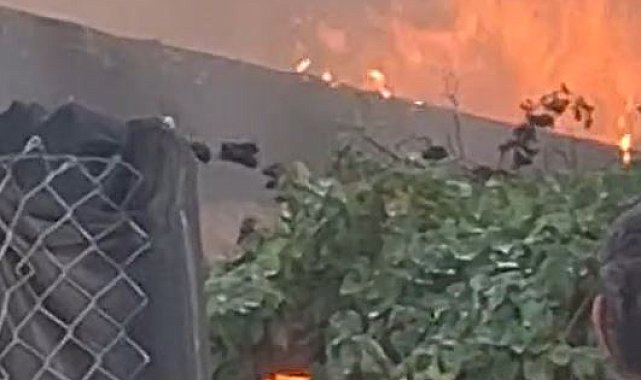 Mersin'de ailesiyle tartışıp, evini yakan şüpheli gözaltında