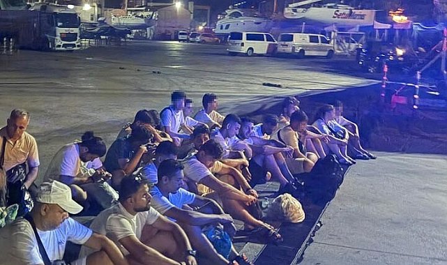 Muğla'da 25 kaçak göçmen yakalandı