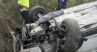 Muğla'da otomobil şarampole yuvarlandı: 1 ölü, 3 yaralı