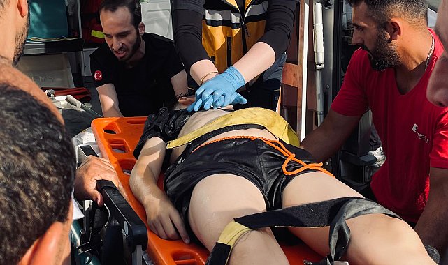 Ordu'da 12 yaşındaki Mahmut Emin, ırmakta boğulma tehlikesi geçirdi
