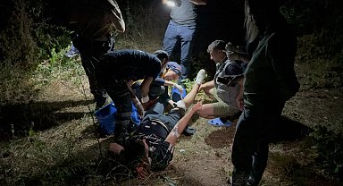 Ormana götürdükleri genci, silahla bacağından yaralayıp kaçtılar