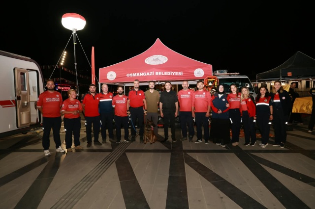 Osmangazi Belediyesi Marmara Depremini Unutmadı