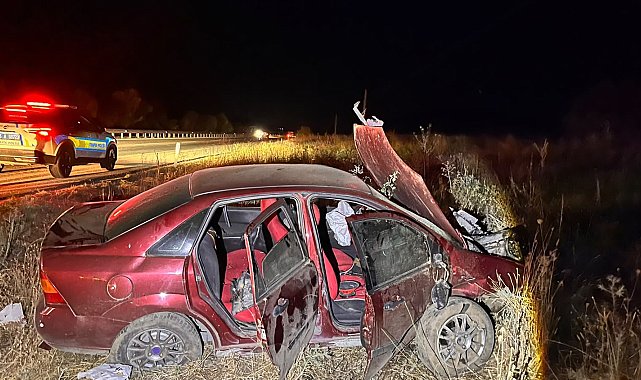 Otomobil şarampole savruldu: 3 yaralı