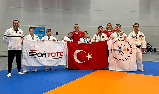 Özel Sporcular Down Judo Milli Takımı, İsveç'te 7 madalya kazandı