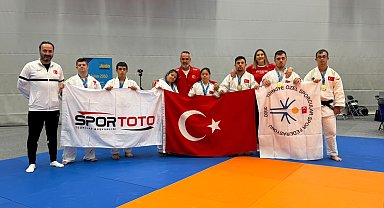 Özel Sporcular Down Judo Milli Takımı, İsveç'te 7 madalya kazandı