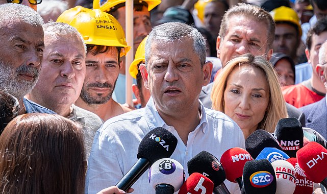 Özgür Özel, eylemdeki madencileri ziyaret etti