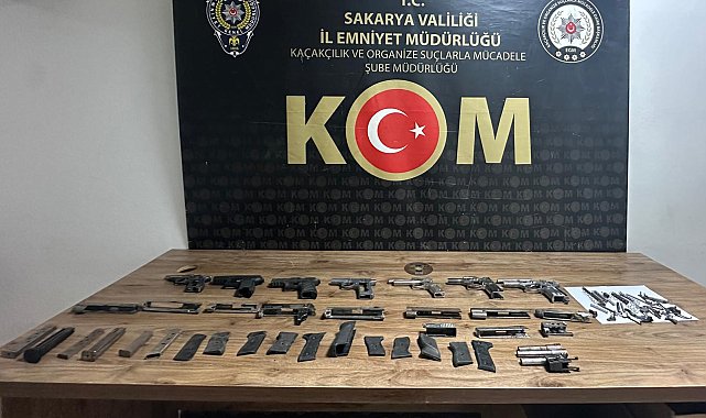 Sakarya'da silah kaçakçılığı operasyonu: 1 gözaltı