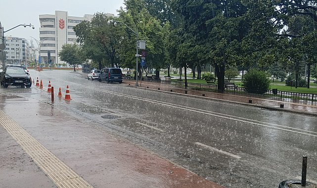 Samsun'da kuvvet yağış etkili oldu