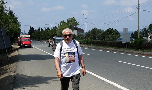 Silahlı olaylarda öldürülen çocuklar için yürüyor