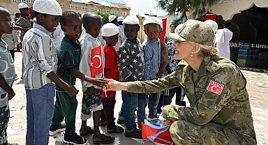 Somali Türk Görev Kuvveti Komutanlığı'ndan insani yardım desteği